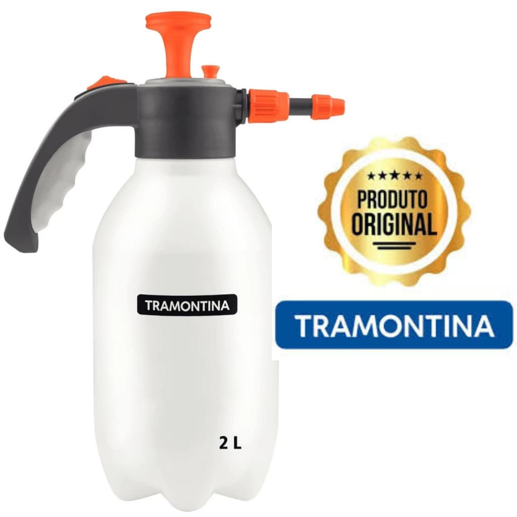 Pulverizador Borrifador Manual Pressão 2 litros Tramontina Plástico