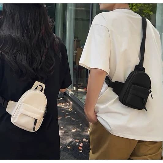 Mini Shoulder bag bolsas transversal resistente unissex