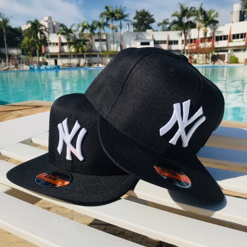 Boné Aba Reta NY.LA com Regulagem / Masculino e feminino / SnapBack/  Bordado