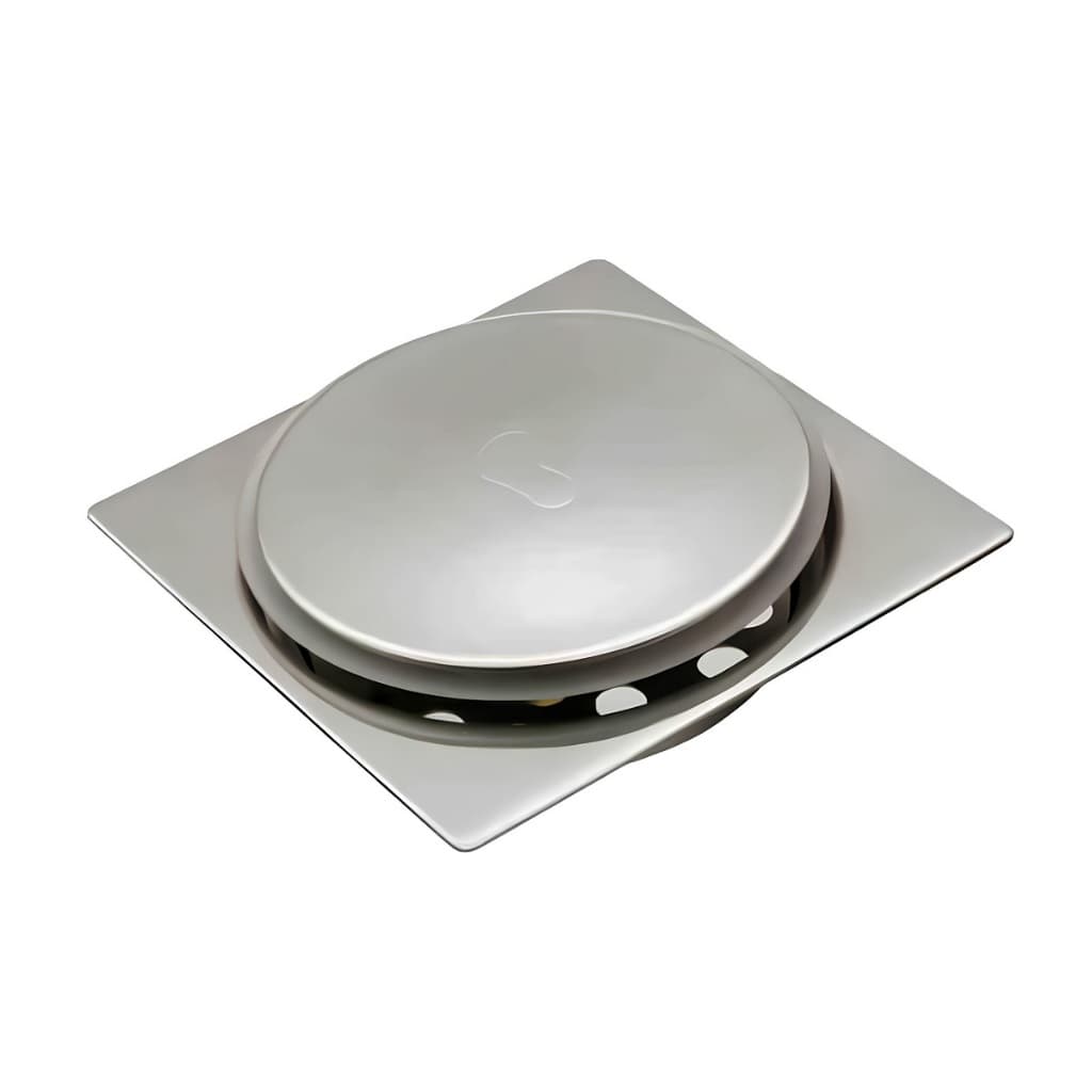 Ralo Para Banheiro Quadrado 10x10 Inteligente Inox Anti Odor Anti Inseto