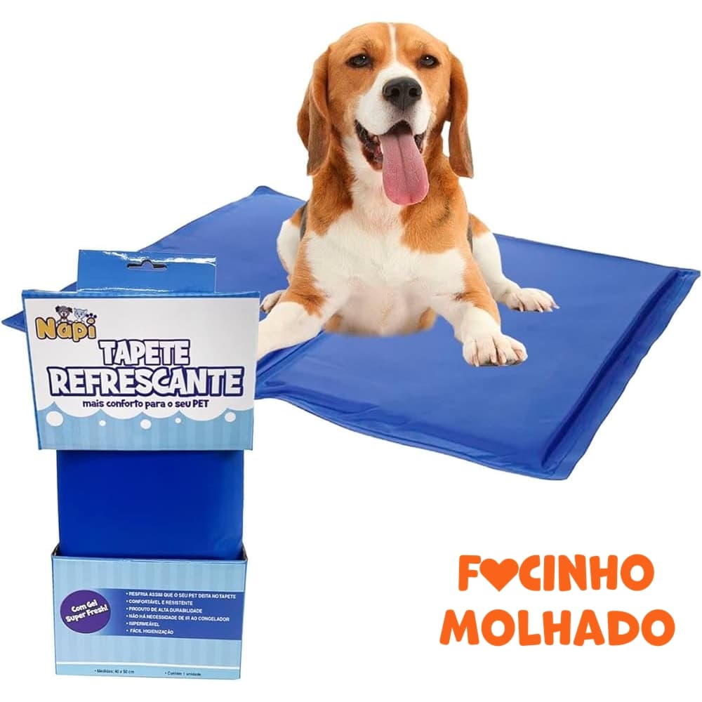 Tapete Gelado para Pets Refrescante Colchão Gelado Tamanhos P M G