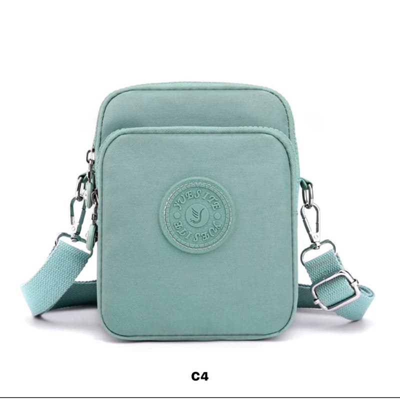 Bolsa Feminina Nylon Premium Shoulder Bag Transversal Crossbody Impermeável Multiuso