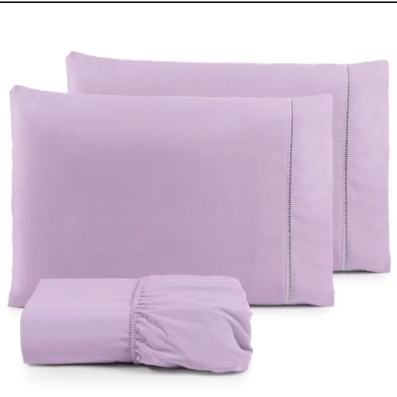 jogo de lençol cama king algodão 3 peças 180 fios.
