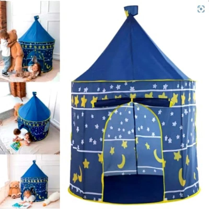 Jogar tenda portátil dobrável PRÍNCIPE dobrável tenda crianças MENINO presente Brinquedo Castelo