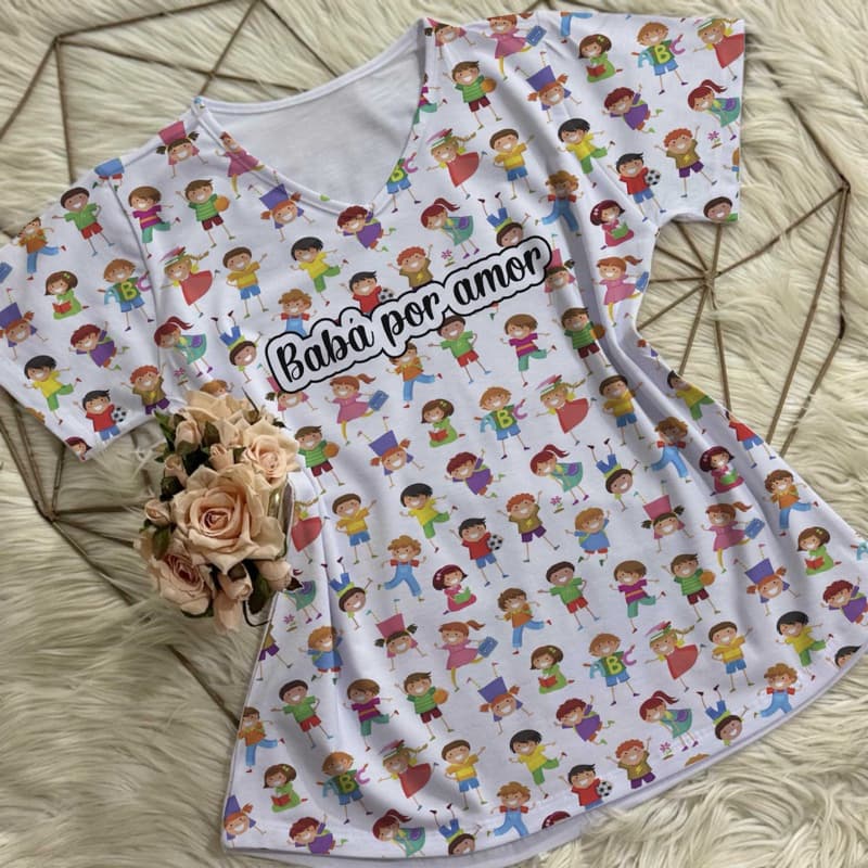 Blusa Blusinha feminina profissão Babá