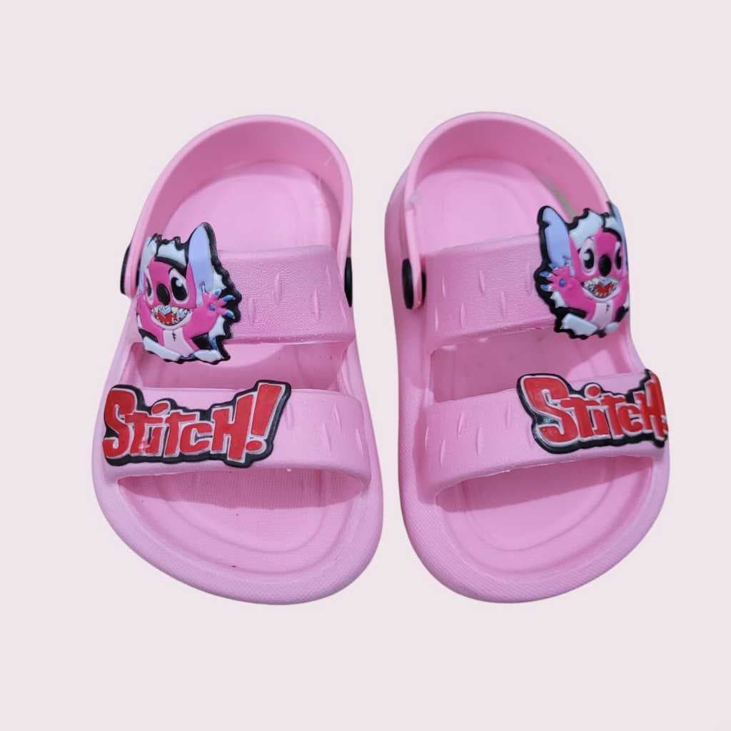 Sandalia Infantil Menina Papete Confortavel Rosa Casual Dia a Dia