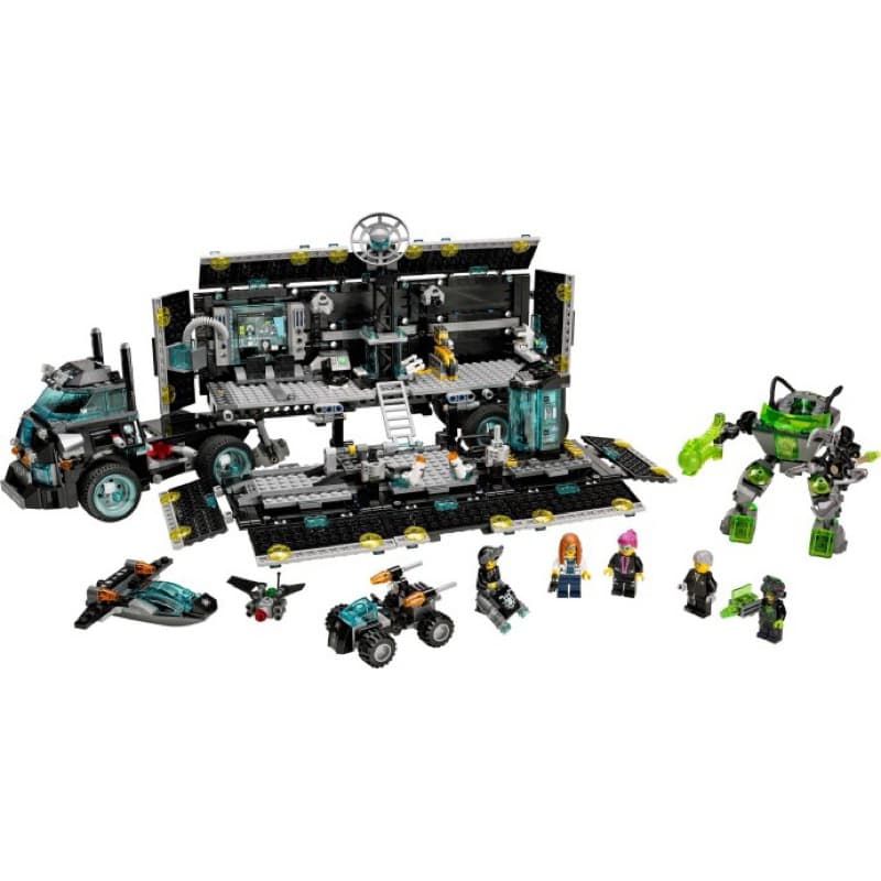 Lego 70165 Ultra Agents Mission HQ (semi-novo na caixa 2014) 1060pcs Lego original raridade