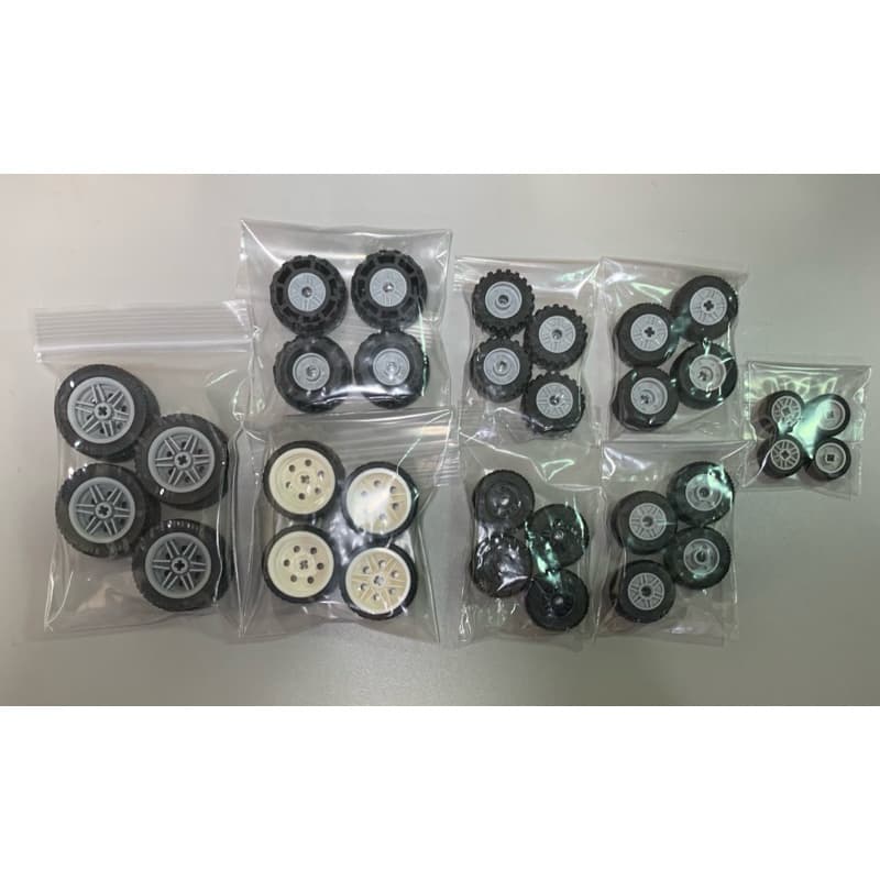 Lego City Speed Champions Technic pack de 4 rodas com pneus. Escolha o seu. Lego original