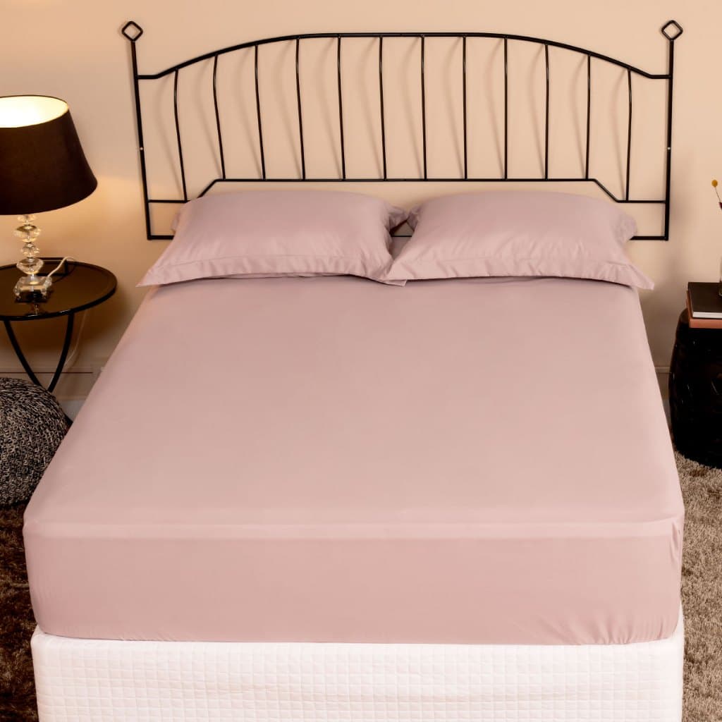 Lençol Casal Padrão 200 Fios Jogo de Cama Micropércal Slim 3 Peças