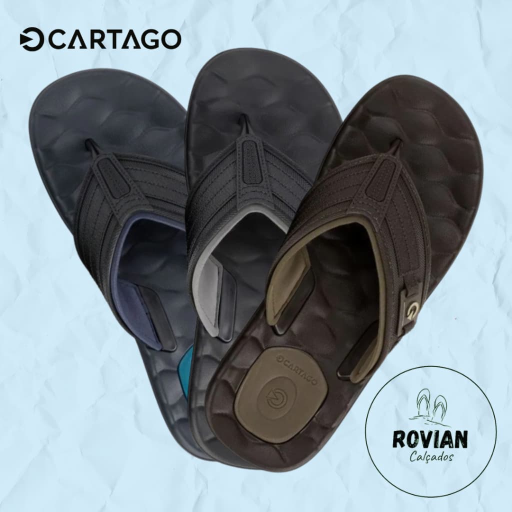 Chinelo Sandália Cartago EGEU 3 (Original).