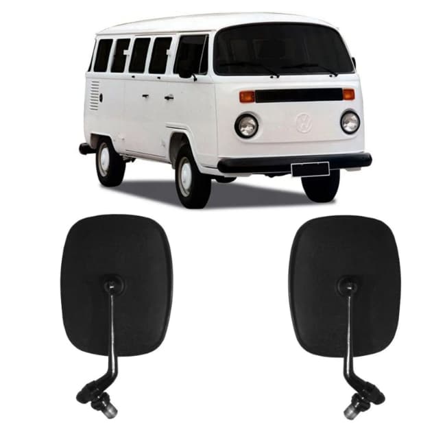 Retrovisores Externos Fixos Kombi Clipper 76 a 1996 Par, Ld Esquerdo ou Direito Retrovex - MAG0284
