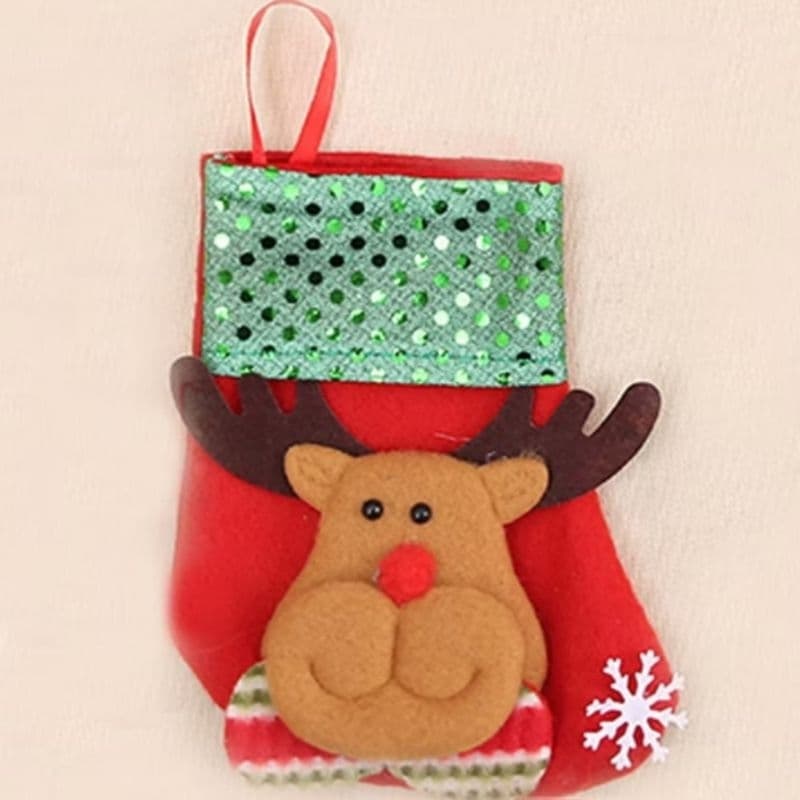 Bota De Árvore Natal Alce.16cm * 8cm
