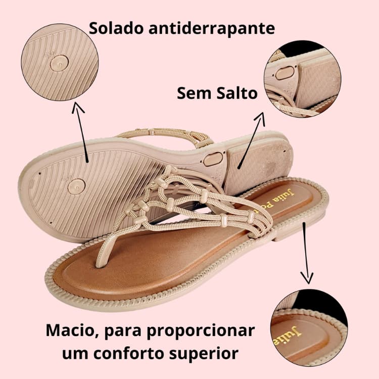 Chinelo Feminino Macio Confortável Rasteira Mulher Antiderrapante Oferta Promoção
