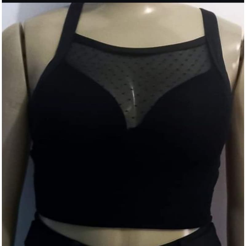 TOP BIQUINI CROPPED PLUS SIZE 46 AO 58 SUSTENTAÇÃO
