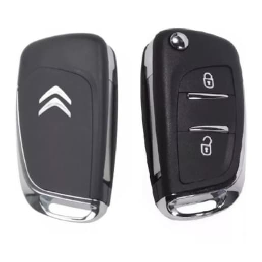 Carcaça Chave Canivete Citroen C3 AirCross C3 Picasso 2 Botões 2013 a 2022