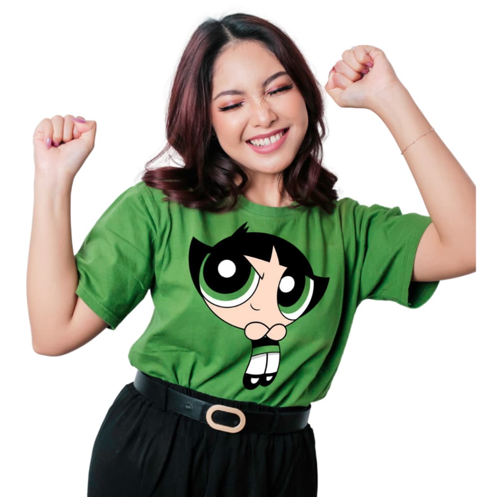 Camiseta infantil e Adulto Personargens docinho, lindinha e florzinha 100% Algodão T-shirt Envio imediato