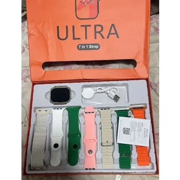 smartwatch Strap 9 ultra kit 7 pulseiras completo