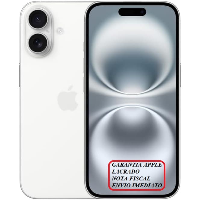 Celular iPhone 16 128GB Original Novo Lacrado com Garantia Apple Nota Fiscal Envio Imediato