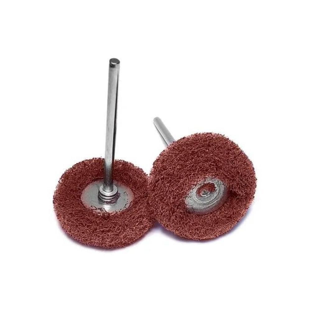 Kit 2 Broca Polidora Feltro Esponja Limpa Polimento Broca Escova Polidora Unhas Broca Alongamento