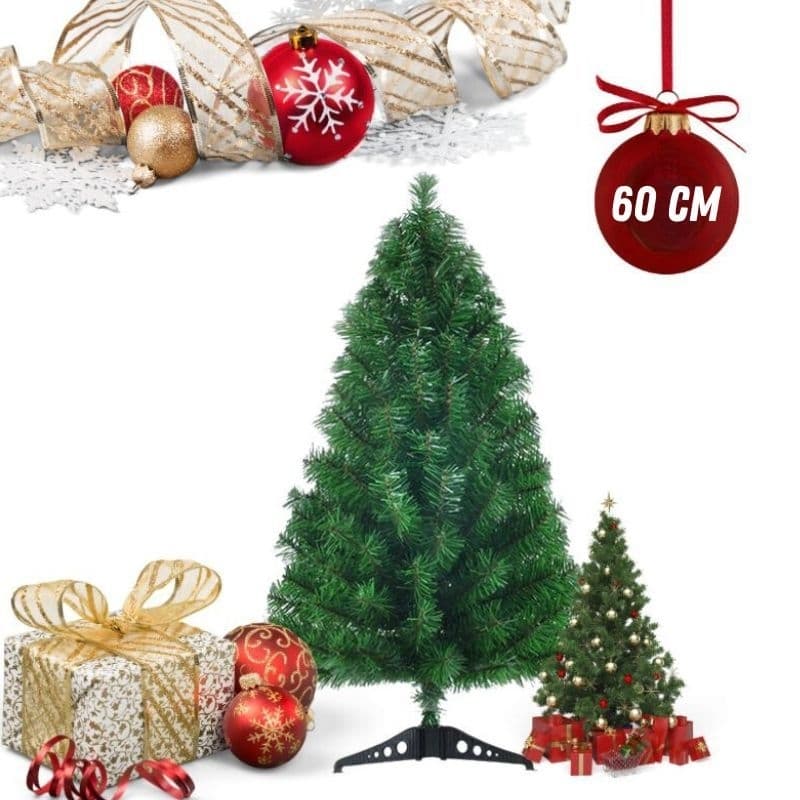 Árvore de Natal Pinheiro Verde 60cm Datas Comemorativas Festa Natalina