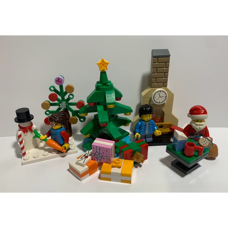 Lego City Christmas MOC de 4 cenários de Natal 142pcs Lego original