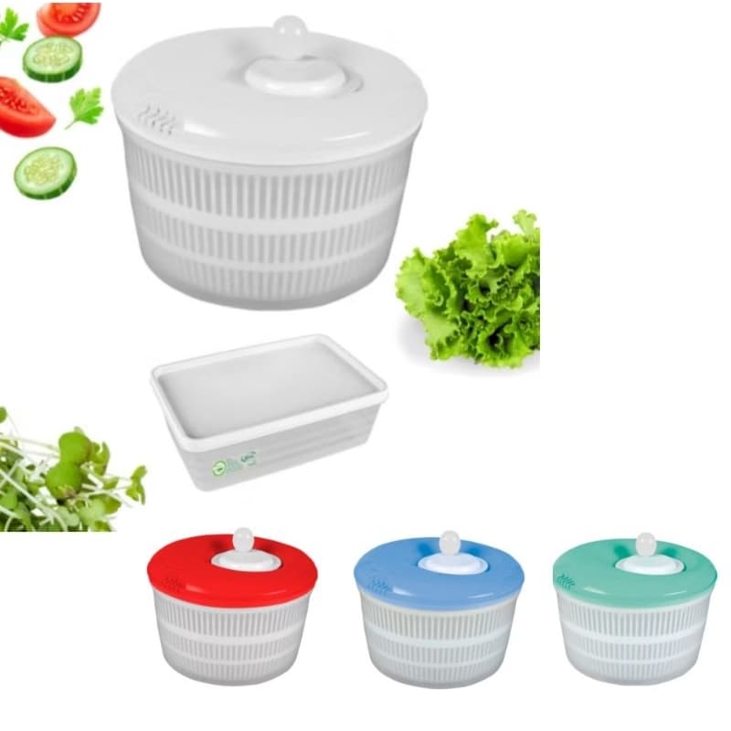 Centrífuga Seca Salada Grande 4,5L Várias Cores - Envio Rápido