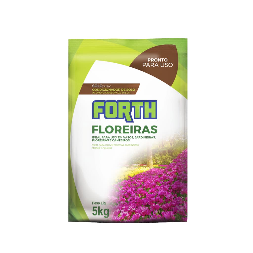 Forth Substrato Condicionador Para Solos E Floreiras Terra Adubada - 5 Kg