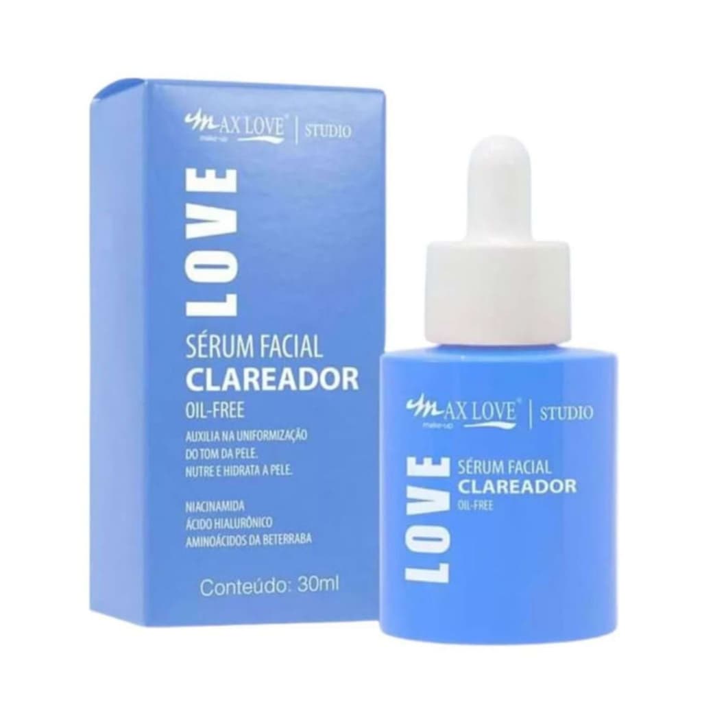 Sérum Facial Clareador Oil Free Max Love - NOVA EMBALAGEM