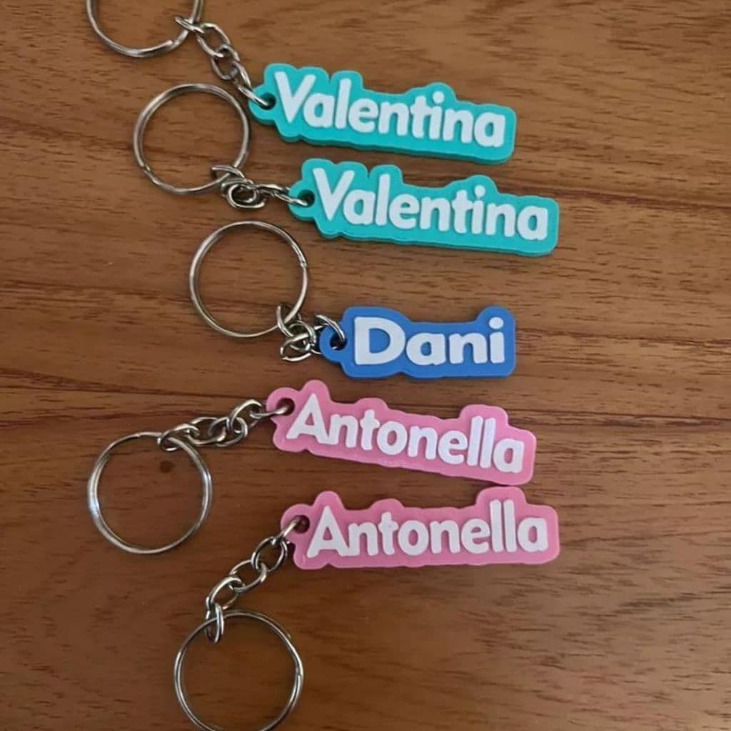 Chaveiro com nome personalizado kit