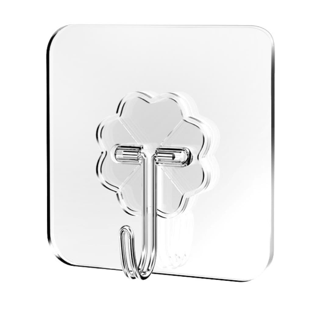 Kit 30 Ganchos Adesivos Parede Multifuncional Autoadesivo Autocolante Universal Gancho