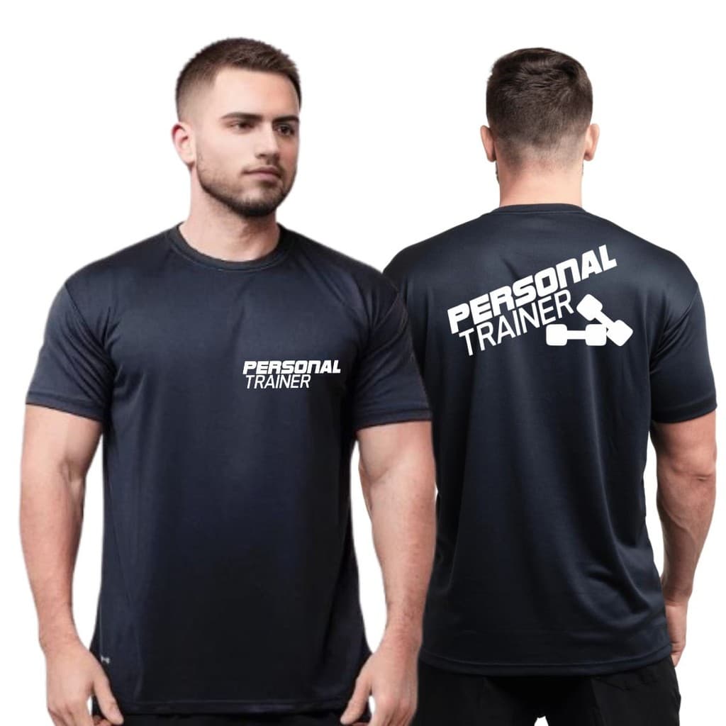 Camiseta Personal Trainer  Masculino Dry fit Academia Treino Uniforme