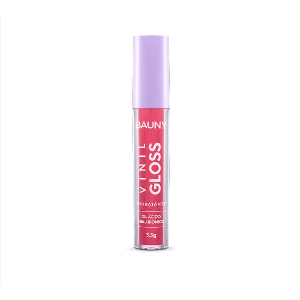 Bauny Gloss Labial Vinil Boca Hidratada e com Brilho - Be Crazy -3,5g