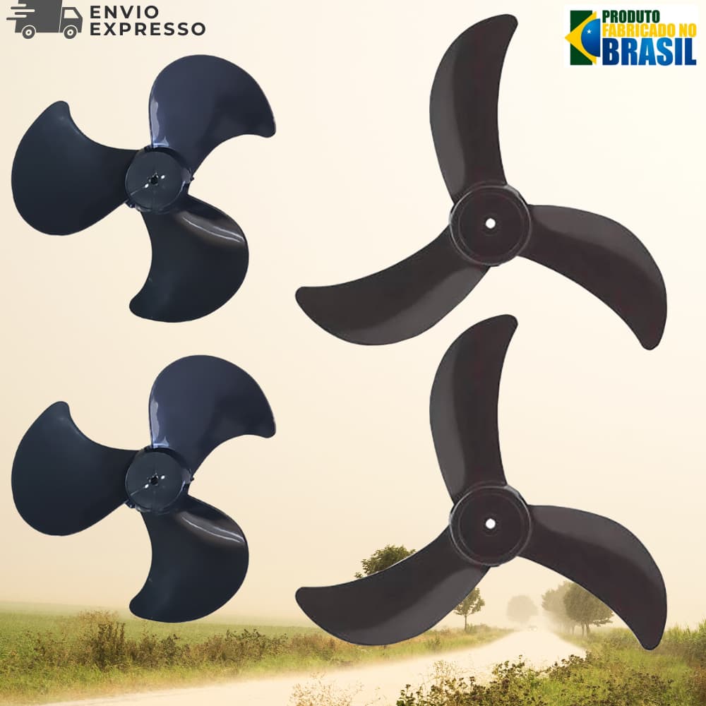 Hélice Para Ventilador 30cm/40cm Tesla Lartec Nacional E Importado