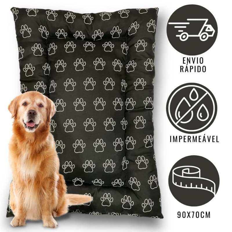 Cama Pet Colchonete Pet para Cachorro e Gato 75x50 Cama Pet Várias estampas