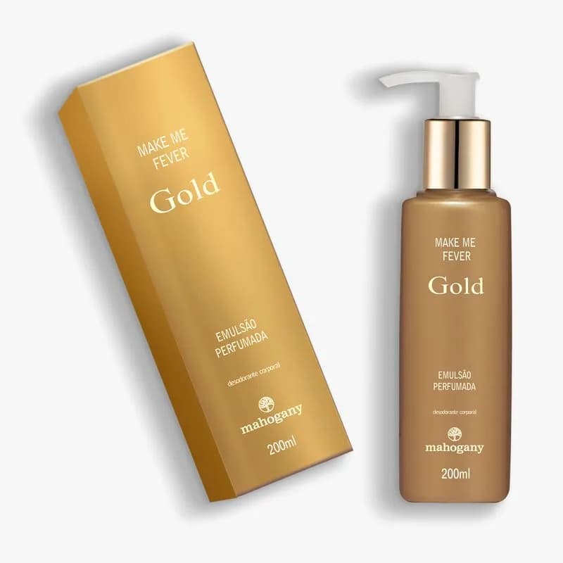 Hidratante Make Me Fever Gold Mahogany 200ml  - Edição Especial