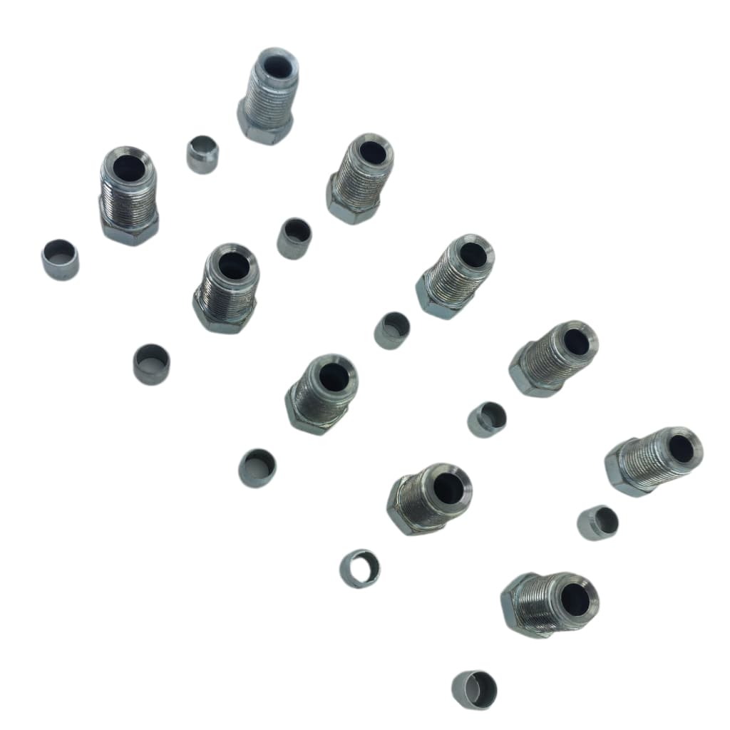 Niples e Anilhas para tubo de alta GNV - 10 Pares