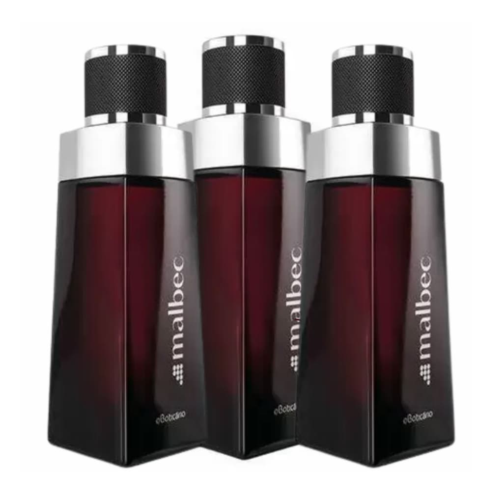 Kit 4 Perfume Malbec Tracional Homem Rico - Amadeirado