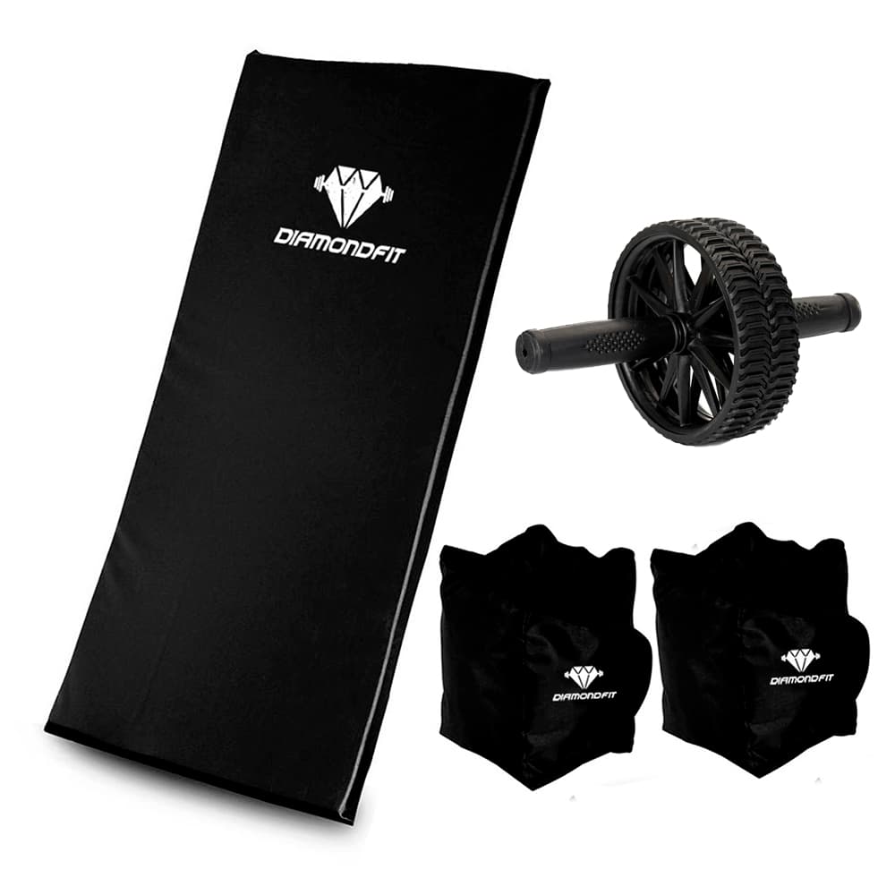 Colchonete 20mm Roda Abdominal e Caneleira 5kg