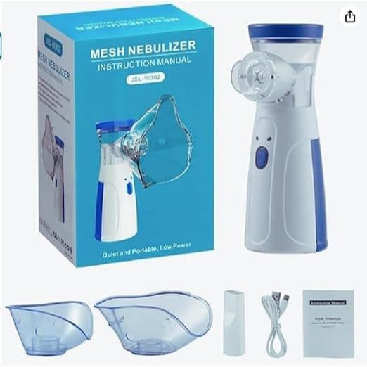 Nebulizador Infantil Adulto USB Inalação Respiração Tosse Silencioso E Portail
