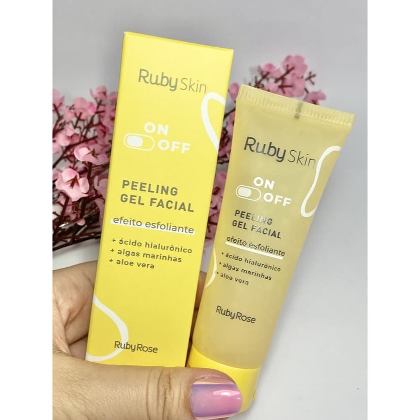 Peeling Gel Facial Efeito Esfoliante - Ruby Rose