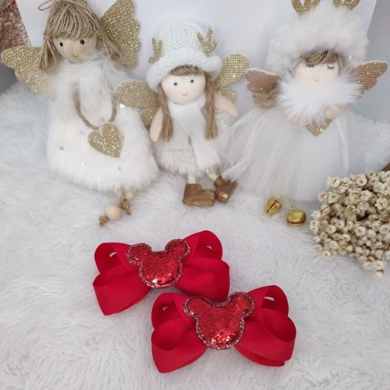 parzinho natal e réveillon Mickey parzinho parzinho vermelho parzinho dourado parzinho natal