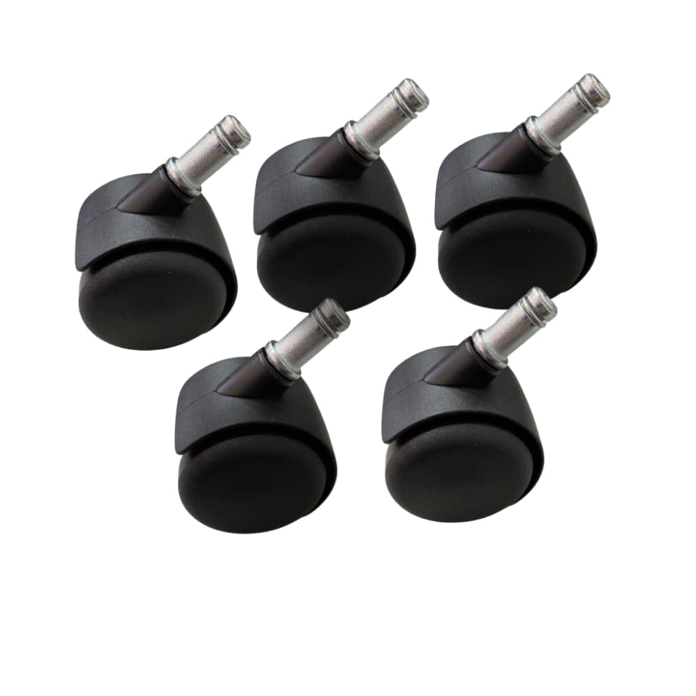 5 Rodinhas Giratória Rodizio 50mm Pino 11mm com anel