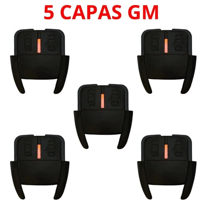 5 CAPAS GM ASTRA, VECTRA, CELTA, MONTANA 2 BOTÕES CARRINHO