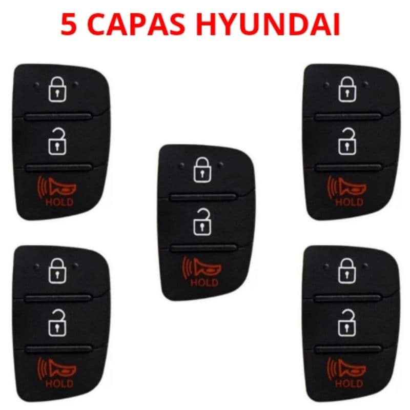 5 CAPAS HYUNDAI HB20, HB20S, IX35, CAPA FRONTAL 2 BOTÕES MAIS PANIC