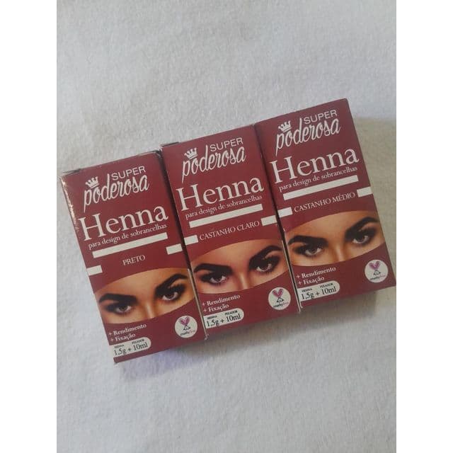 Henna Super Poderosa Para Sobrancelhas 1,5g 10ml (CADA)