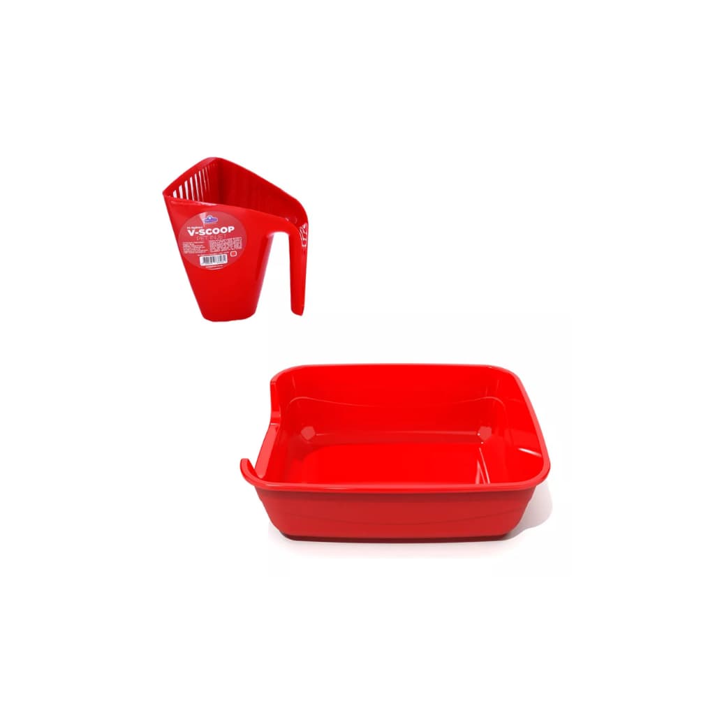 Caixa de Areia Bandeja Jumbox + Pá Max para Gatos