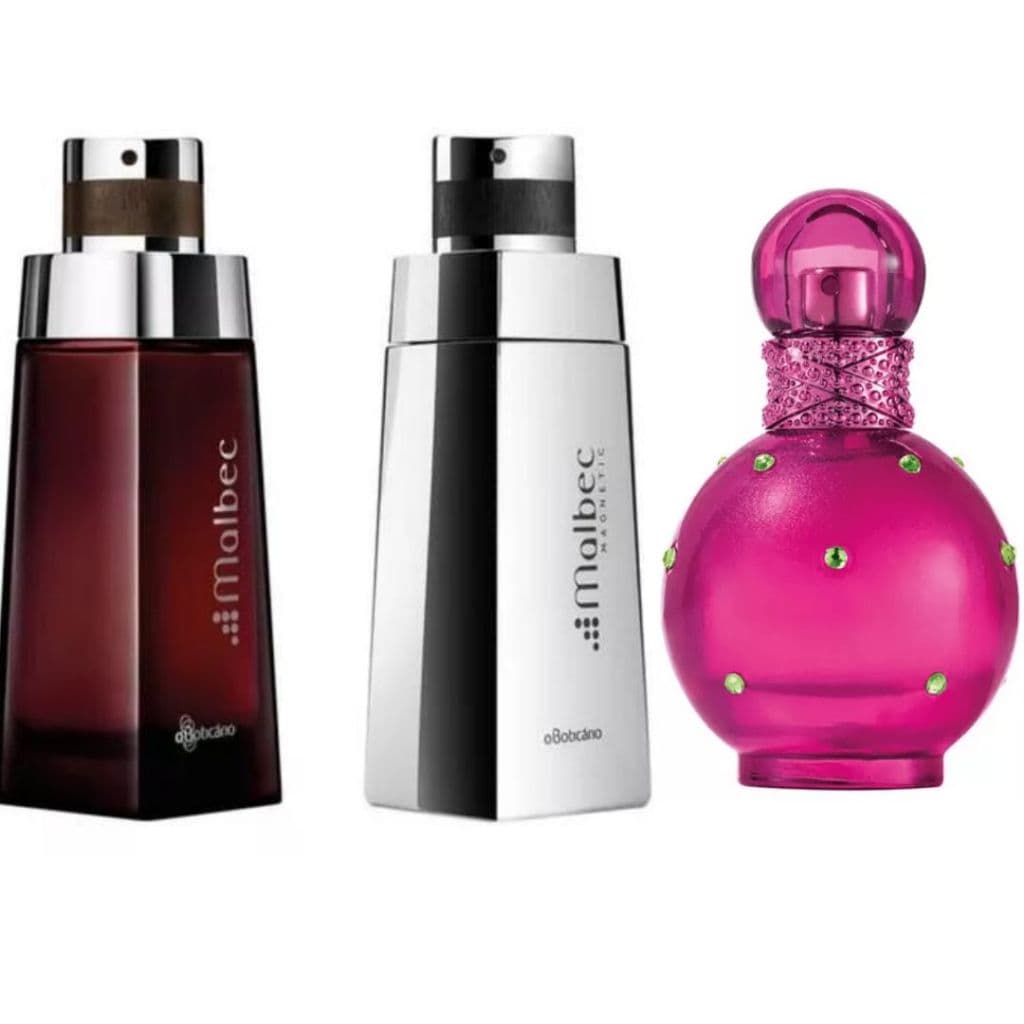 Kit 3 Perfumes Ele Ela Malbec Tradicional + Fantasy + Magnetic - Sedutor 100ml