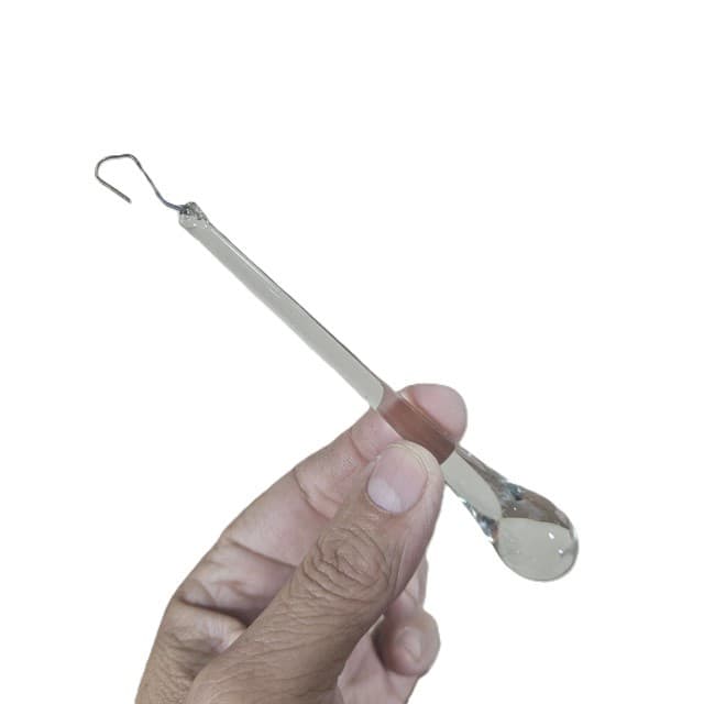Pingente antiguidade Lustre Gota vidro unidade tamanho 12 cm