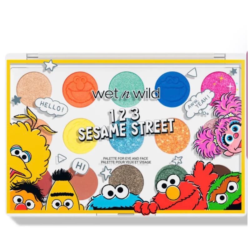 Paleta Wet N Wild HOW TO GET TO SESAME STREET EYE & FACE PALETTE | Vila Sésamo