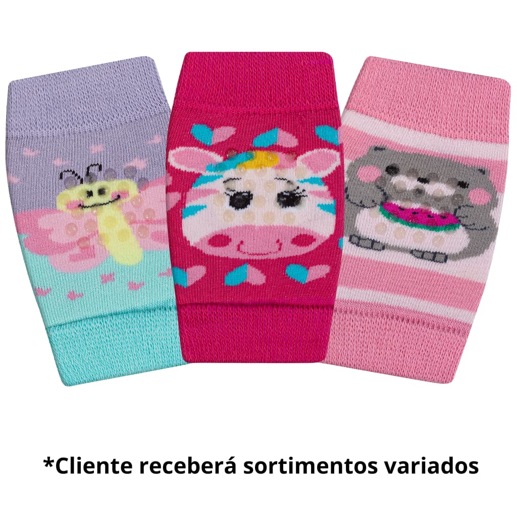 Joelheira Antiderrapante Bebê punho Soft